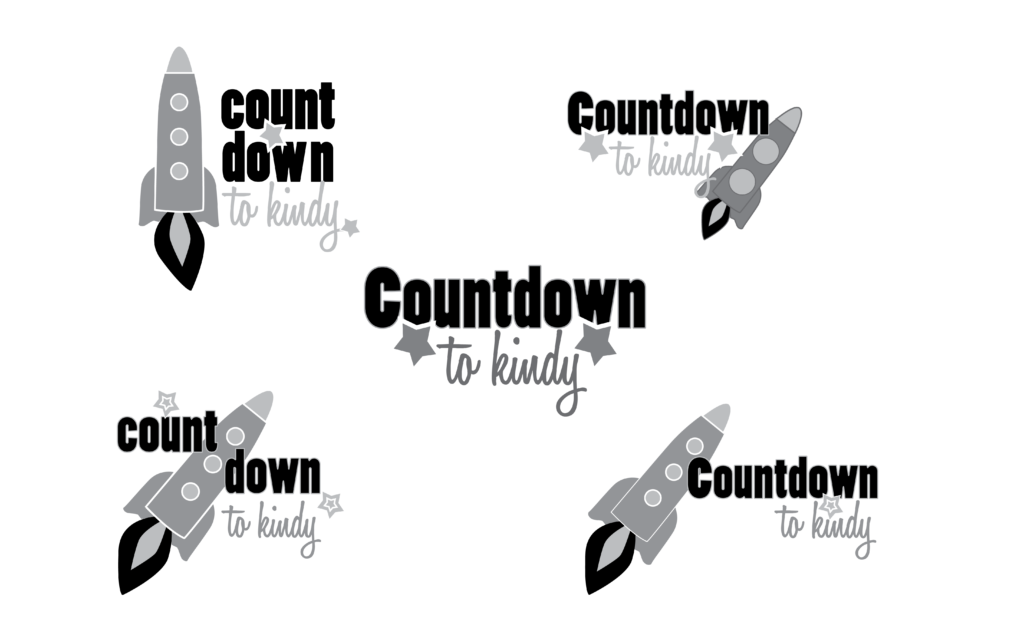 Visual Branding Mockups for Countdown to Kindy - The Template Emporium