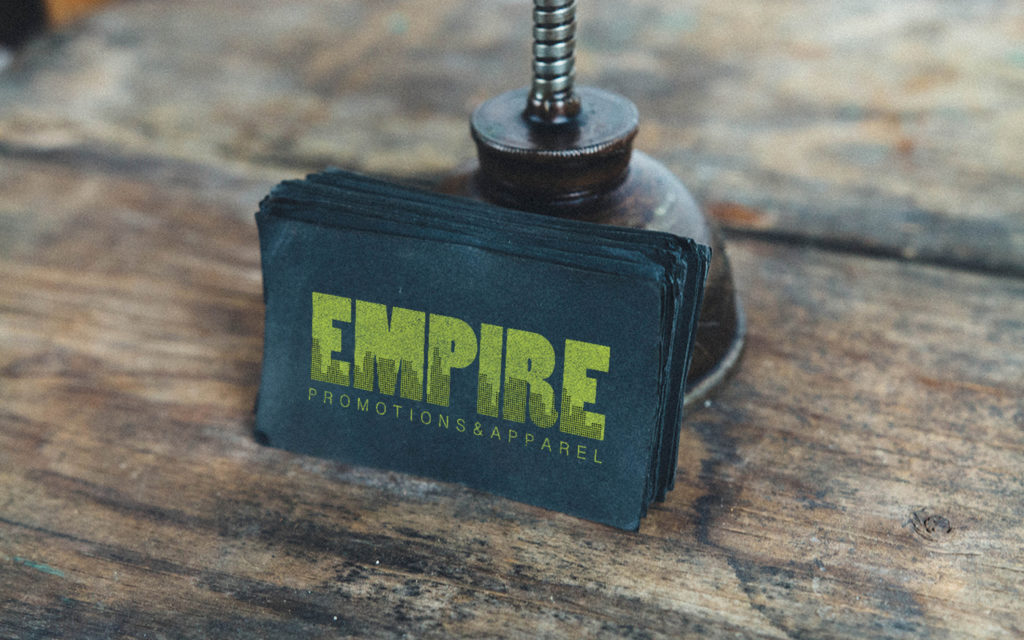 Visual Branding Business Cards for Empire- The Template Emporium