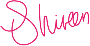 Shireen logo in pink - The Template Emporium