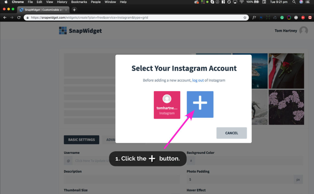 Creating your Instagram Widget - The Template Emporium