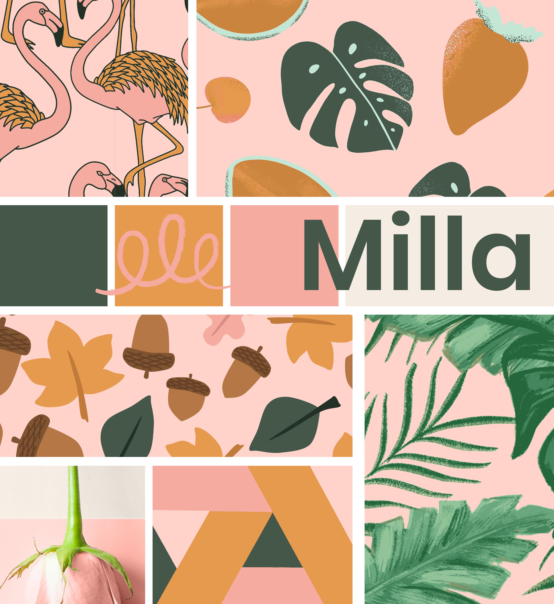 Milla Mood Board - The Template Emporium