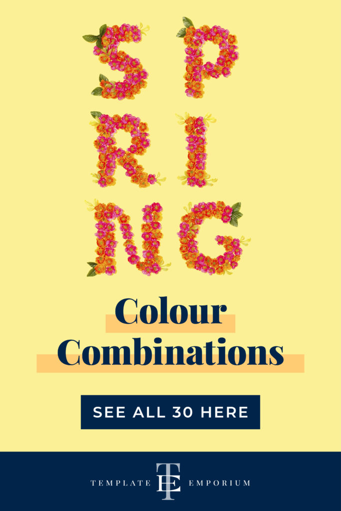 Spring Colour Combinations - The Template Emporium