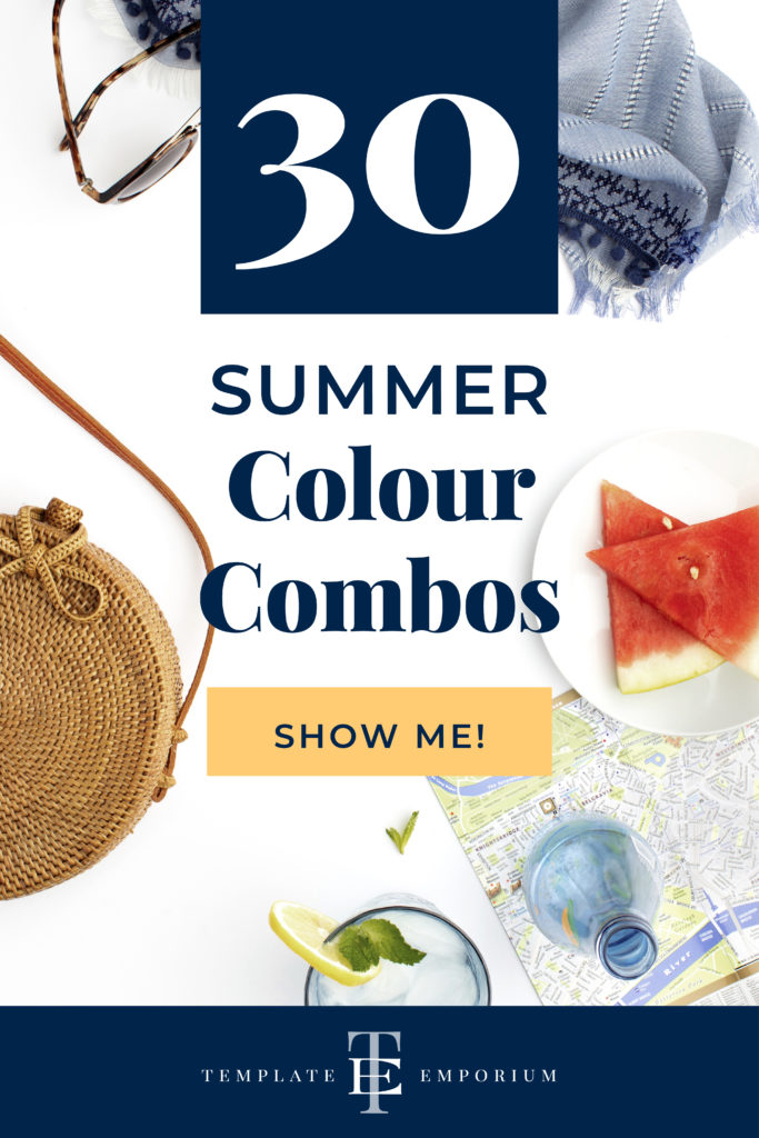 The Ultimate Summer Colour Scheme Collection - The Template Emporium