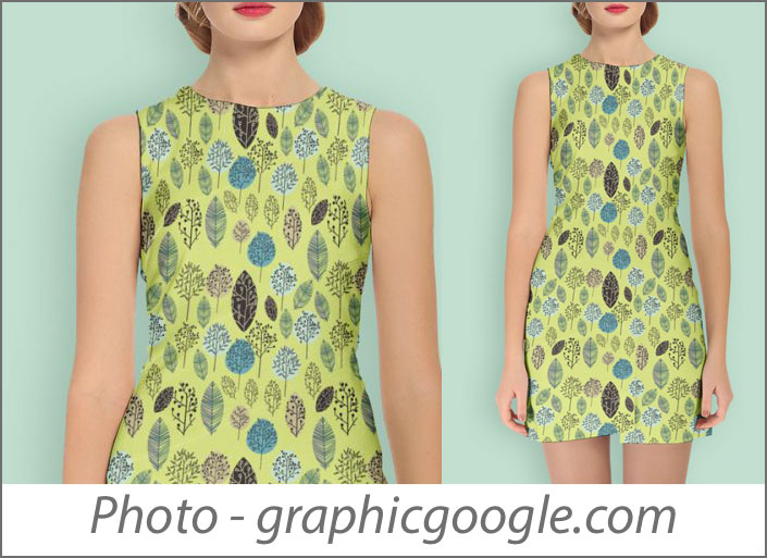 Short dress Mockups for Pattern Designers