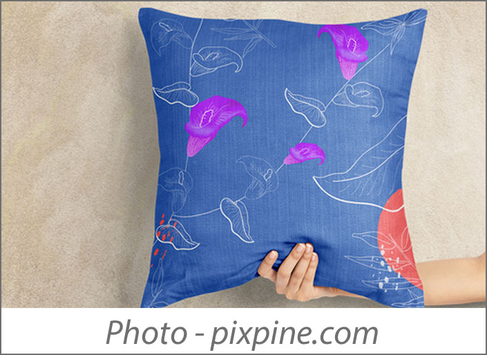 Pillow Mockups for Pattern Designers 