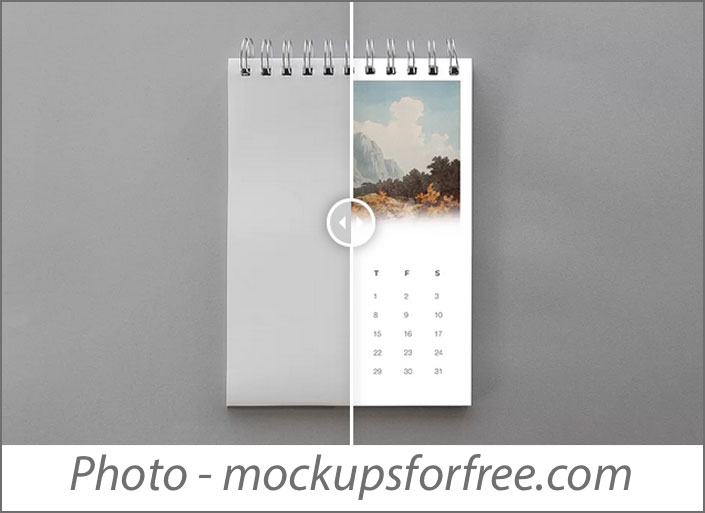 Calendar Mockups for Pattern Designers 