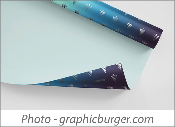 Wrapping Paper Mockups for Pattern Designers 
