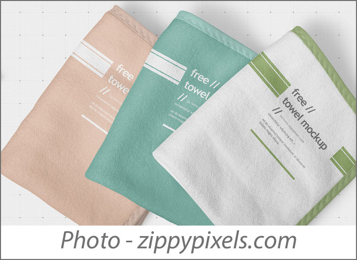 Towel Mockups for Pattern Designers