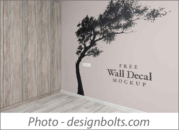 Wall Decal Mockups for Pattern Designers 