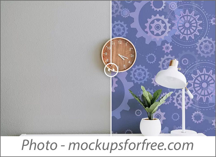 Wallpaper Mockups for Pattern Designers 