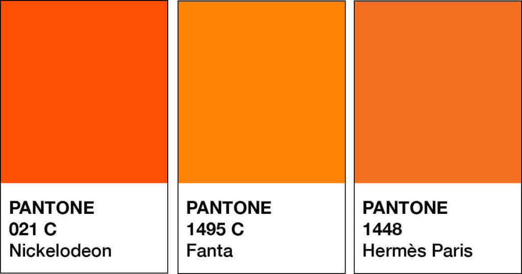 Should I use orange in my branding - pantone colours for businesses - The Template Emporium