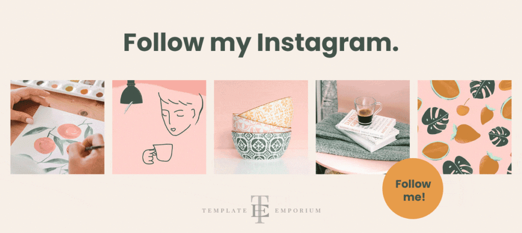 Milla multi-page template - Instagram - The Template Emporium