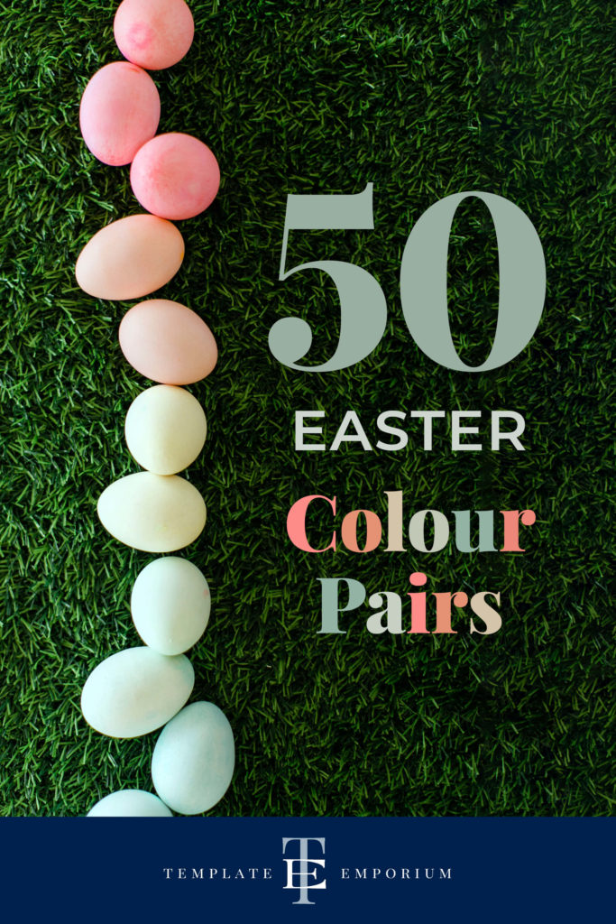 50 Easter Colour Pairs - The Template Emporium