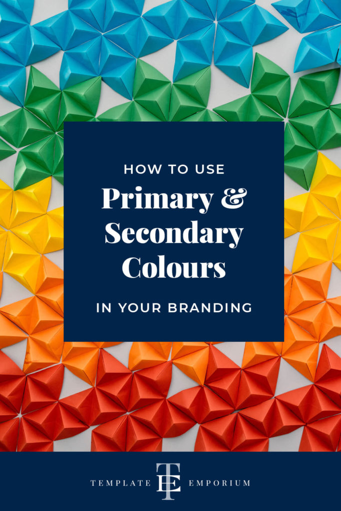How to use Primary & Secondary Colours in your branding - The Template Emporium