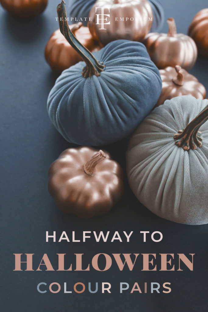 Halfway to Halloween - 20 Colour Pairs - The Template Emporium