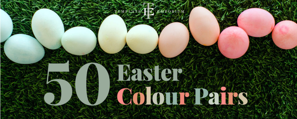 A Year of Holiday Colour Combinations - Easter - The Template Emporium