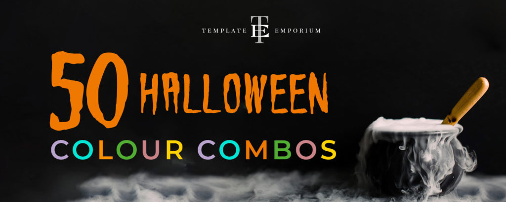 A Year of Holiday Colour Combinations - Halloween - The Template Emporium
