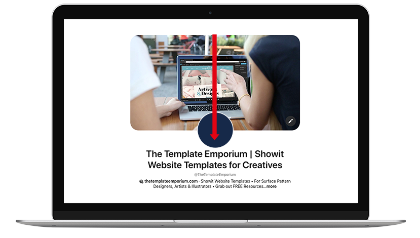 Pinterest Dimensions Cheat Sheet - Profile Photo - The Template Emporium