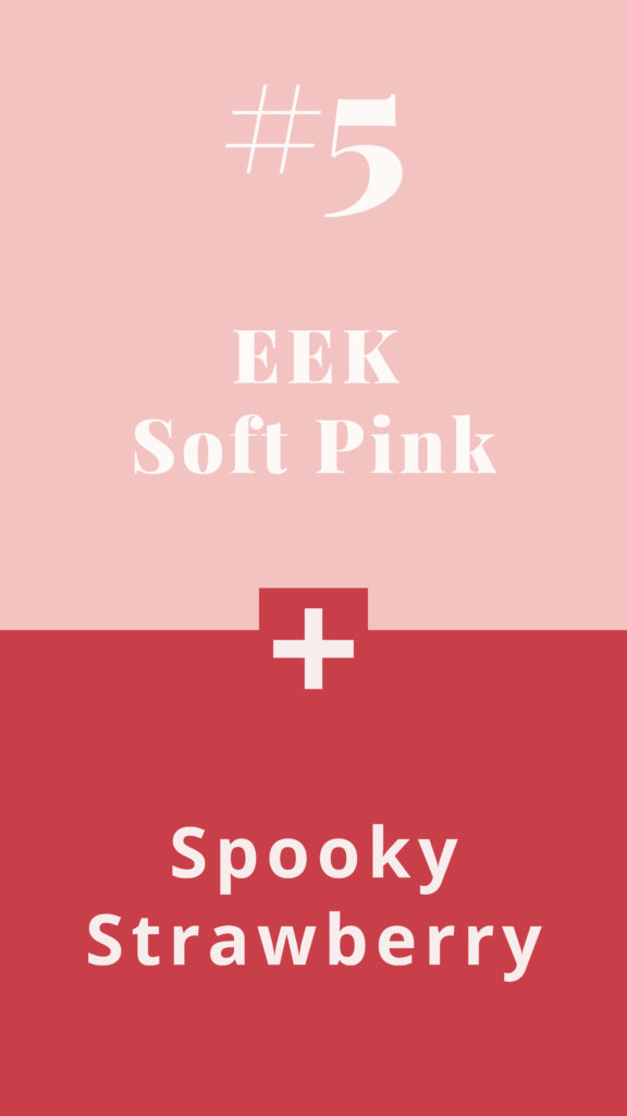Pinkoween Colour Pairs - Eek Soft Pink + Spooky Strawberry - The Template Emporium