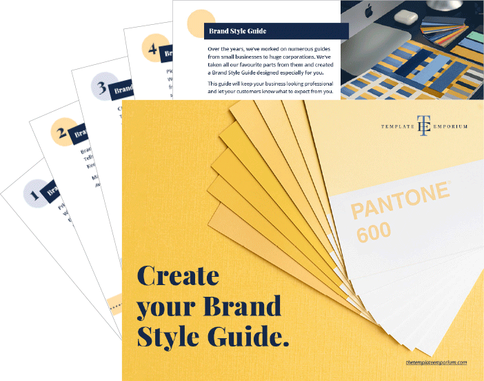 create your brand style guide - free download - The Template Emporium