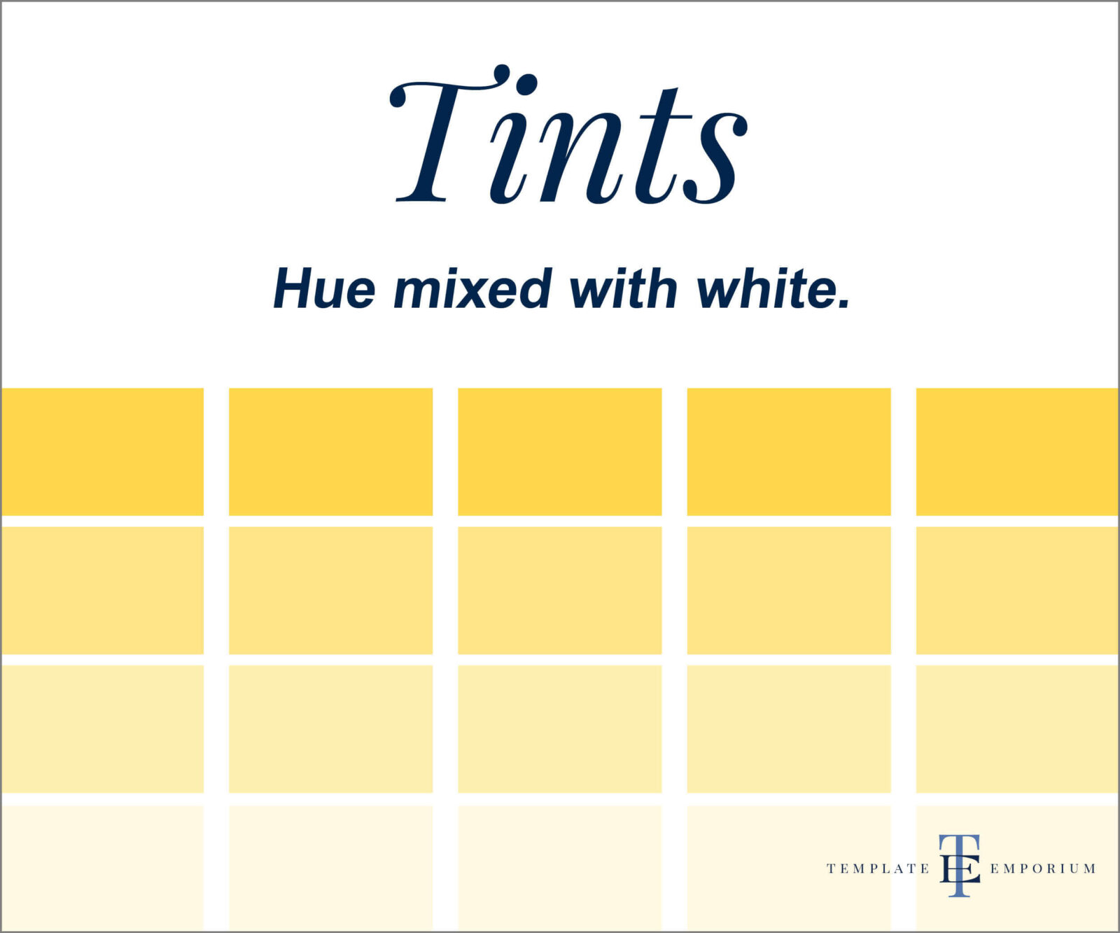 Hues, Tints, Tones & Shades - What's The Difference?