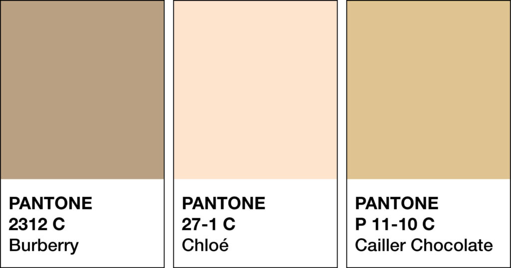 Should you use Beige as your Branding Colour - brand pantone examples