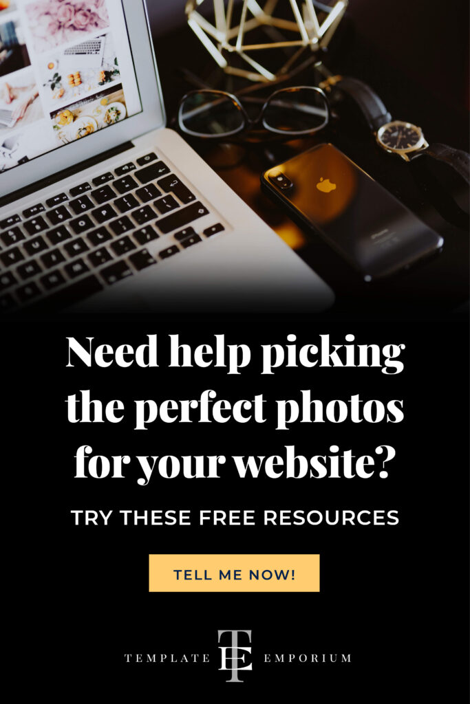 4 free resources to help you pick the perfect photos for your website. - The Template Emporium.