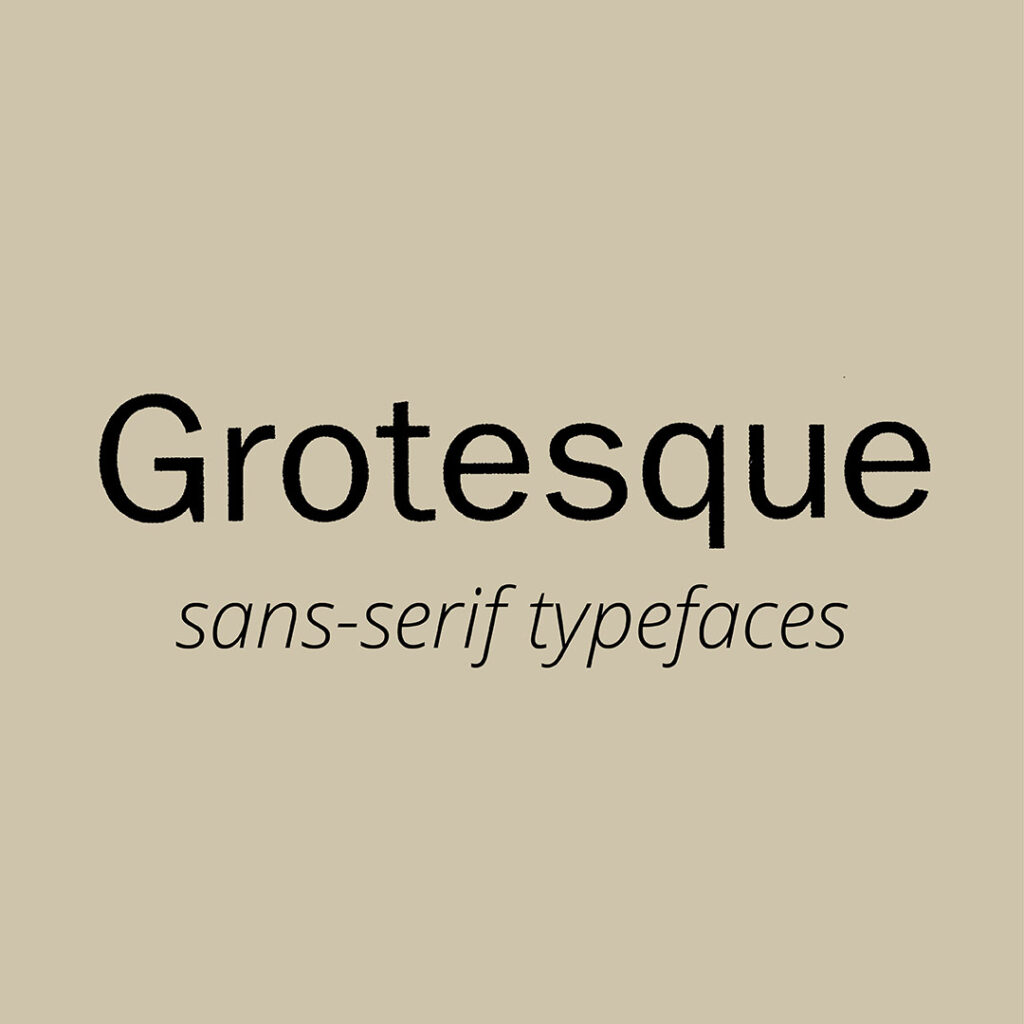 grotesque sans-serif typefaces - The Template Emporium