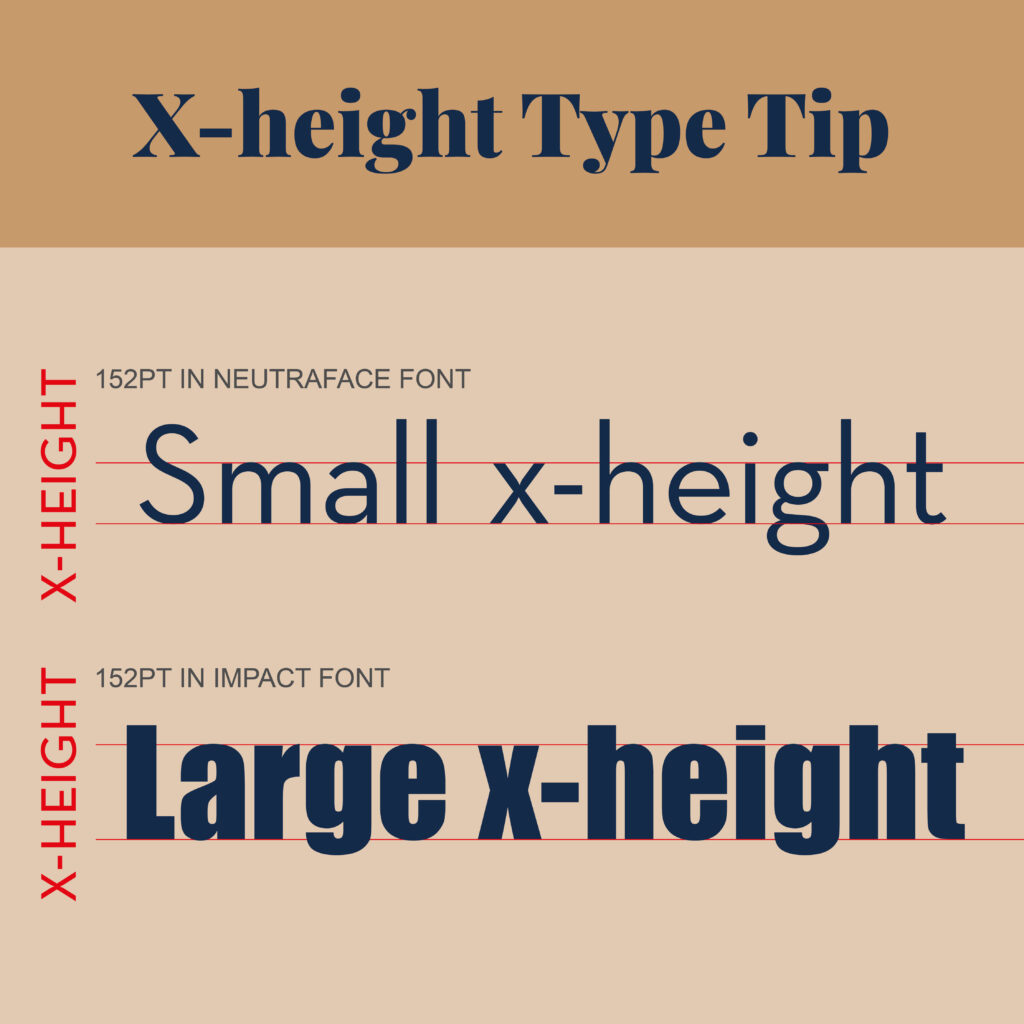 x-height type tip - The Template Emporium