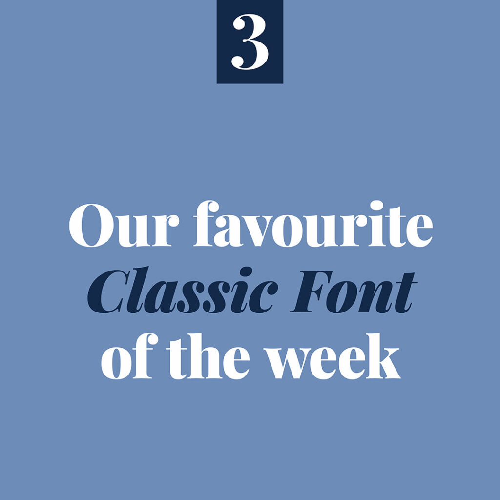 Classic font of the week - Baskerville The Template Emporium