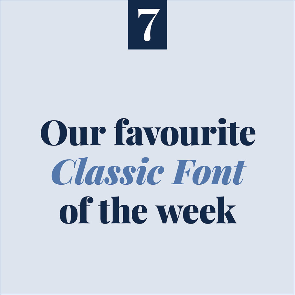 Classic font of the week - frutiger -  The Template Emporium