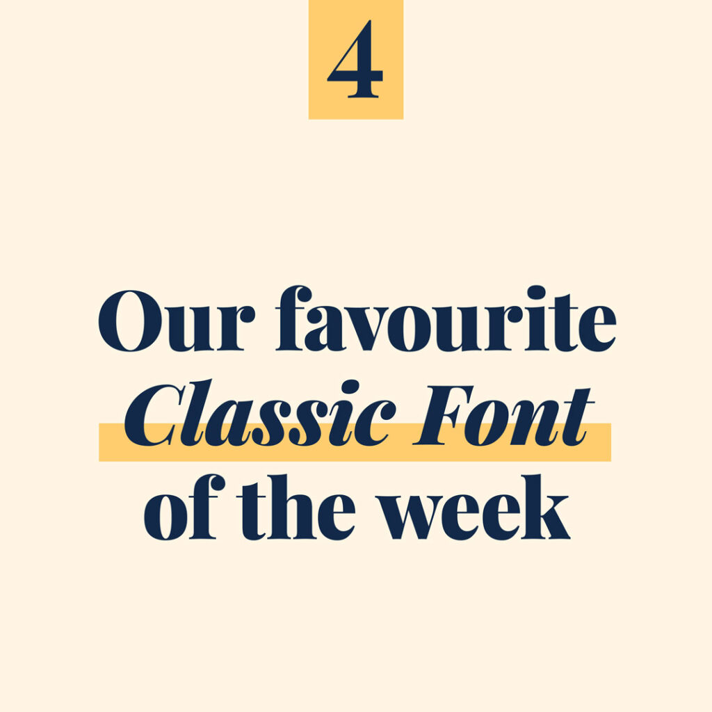 Classic font of the week - Futura - The Template Emporium