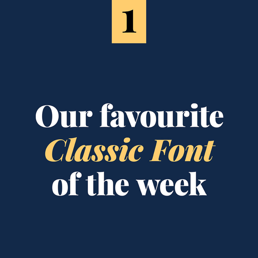Classic font of the week - Garamond 1 - The Template Emporium