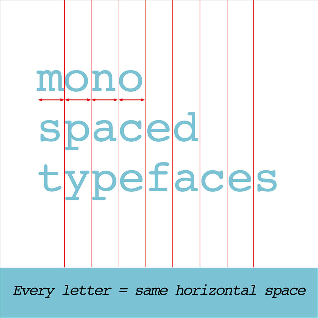 monospaced typefaces - The Template Emporium