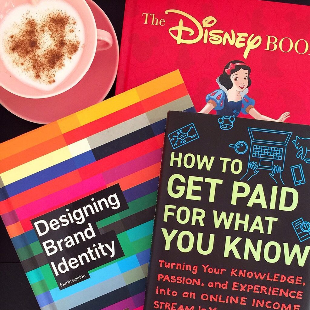 books for creatives - the disney book, designing brand identity and how to get paid for what you know - The Template Emporium
