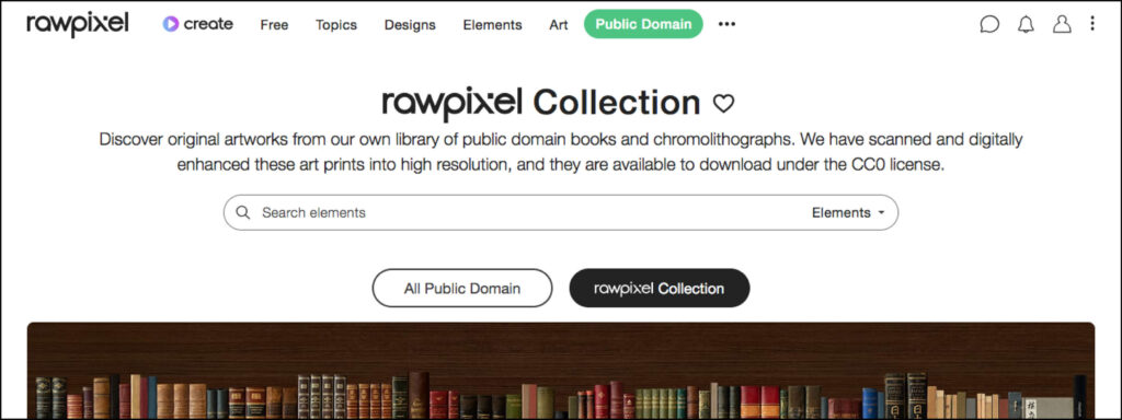 Design inspiration - raw pixel public domain collection - The Template Emporium