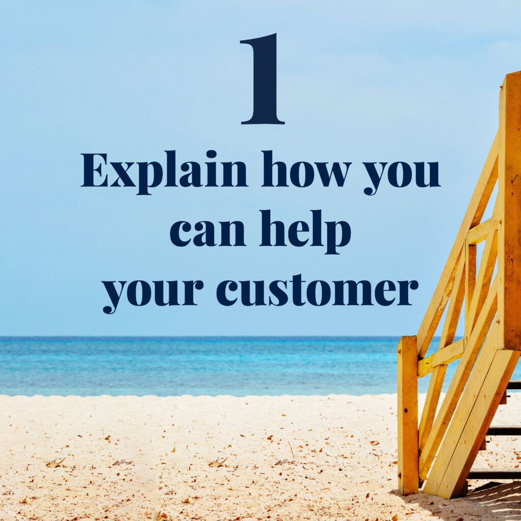 Website Copy - explain how you can help your customer - The Template Emporium