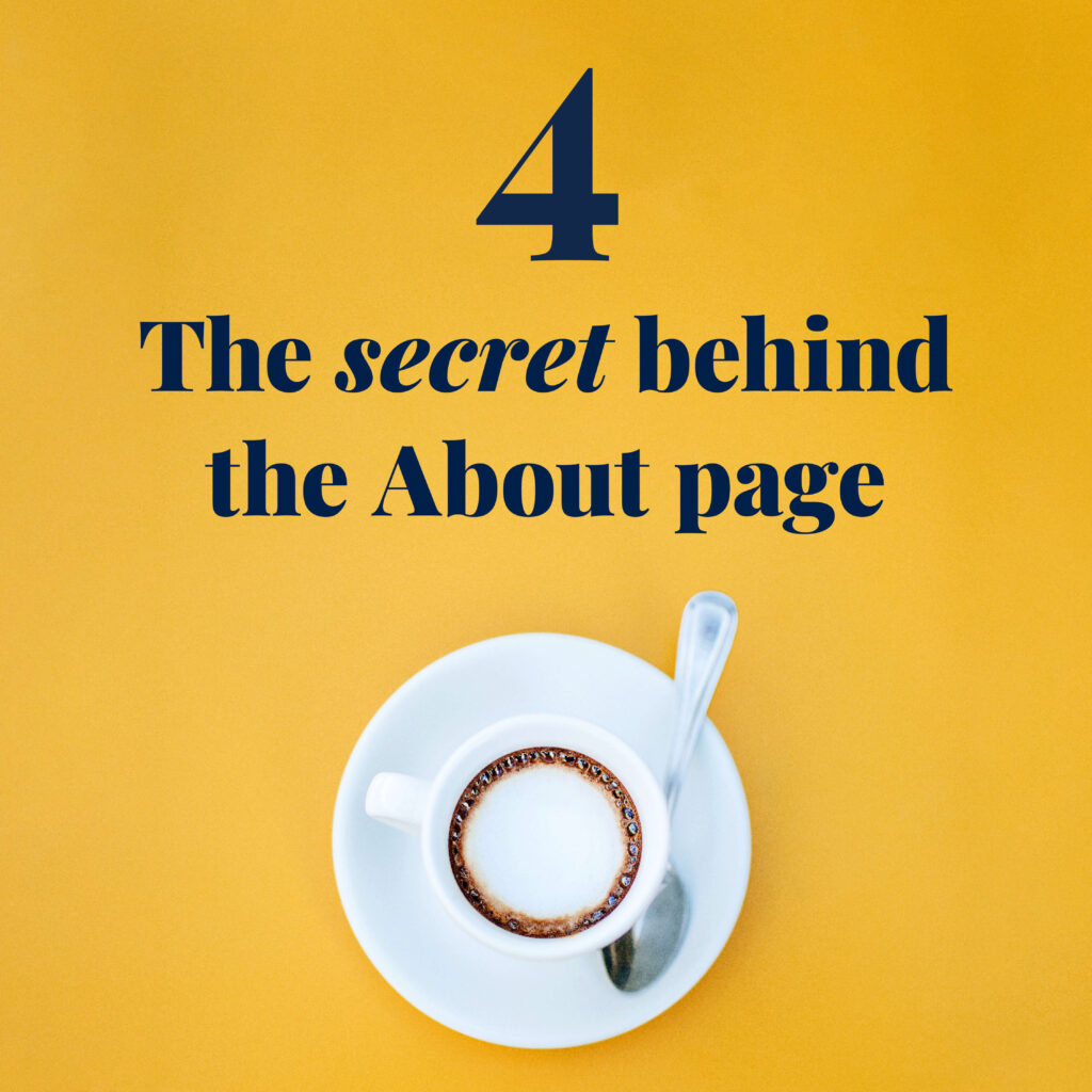 Website Copy - the secret behind the about page - The Template Emporium
