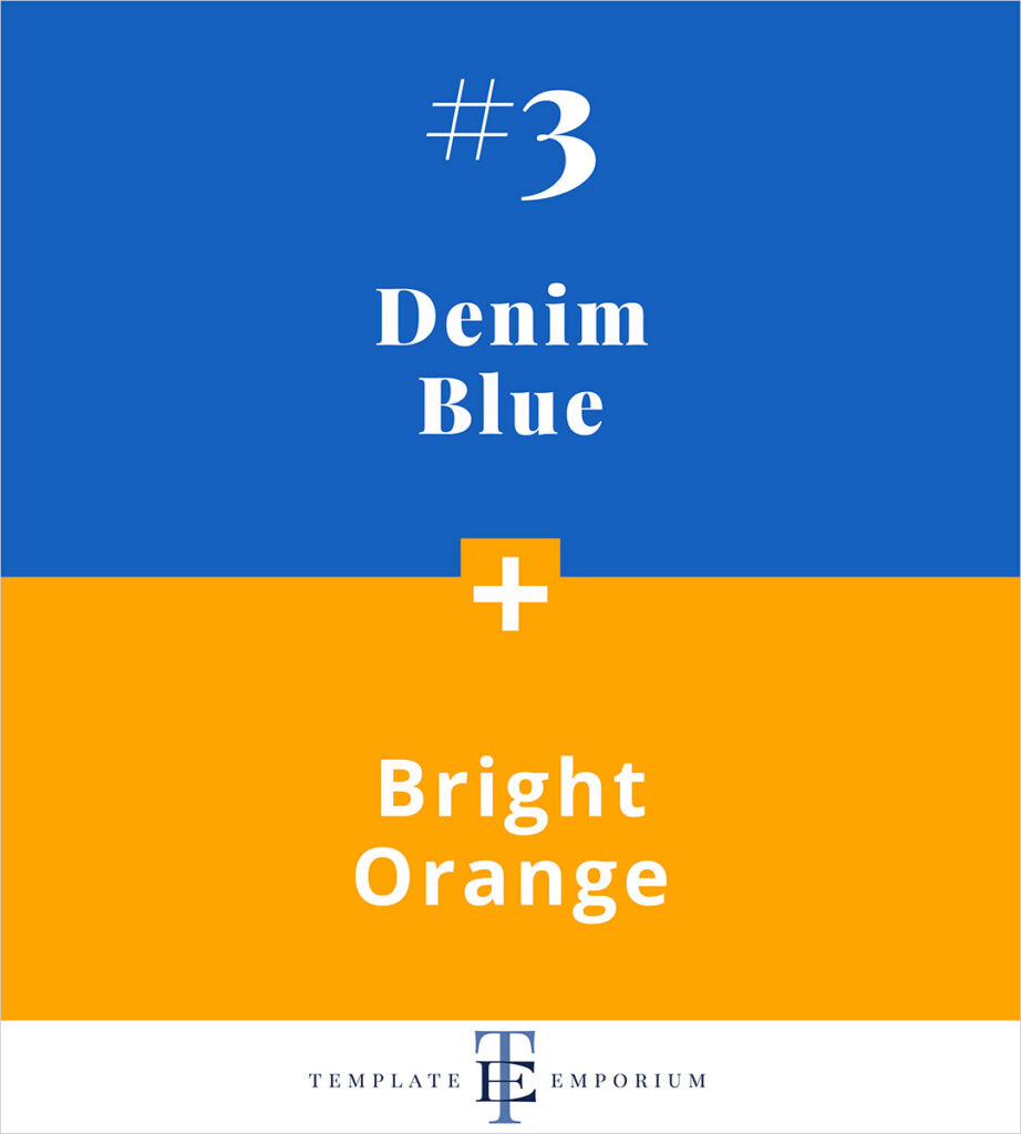 Colour combos - Blue Pairs 3 - The Template Emporium