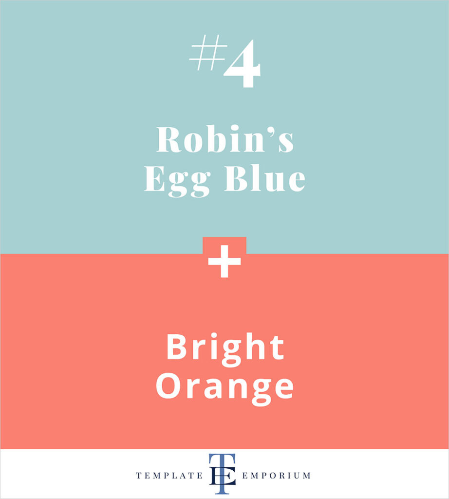 Colour combos - Blue Pairs 4 - The Template Emporium