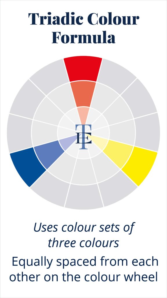 Triadic Colour Formula - The Template Emporium