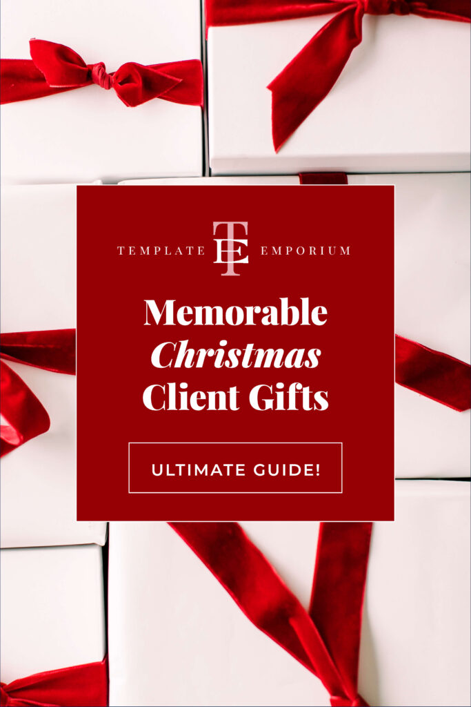 Memorable Christmas Client Gifts - The Template Emporium