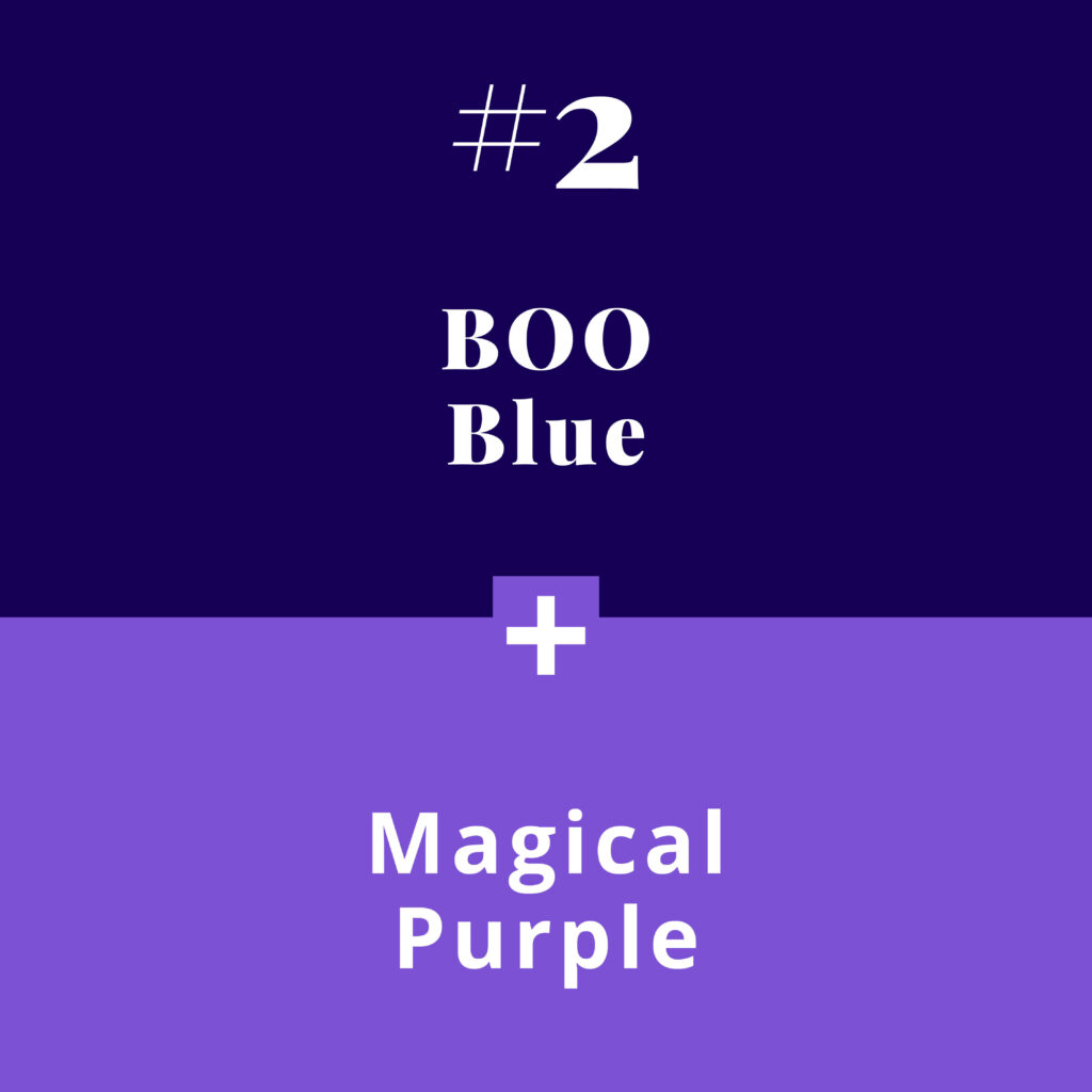 Colour combos - boo blue - The Template Emporium