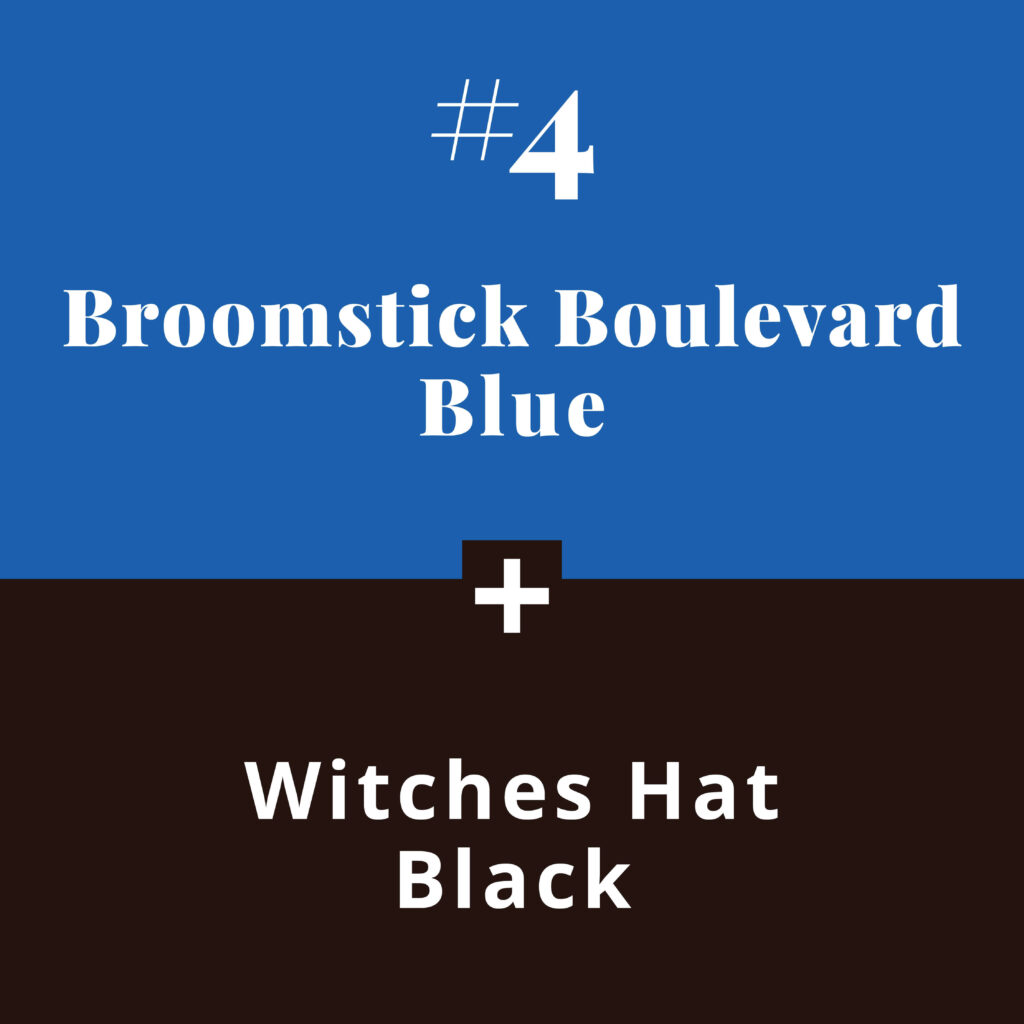 Colour combos - broomstick boulevard blue - The Template Emporium