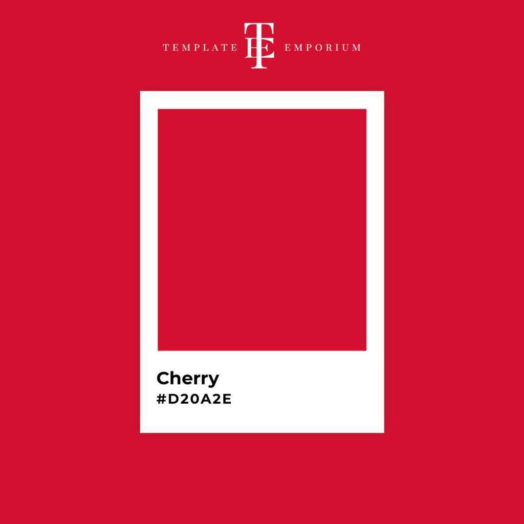 Red variations - Cherry - The Template Emporium