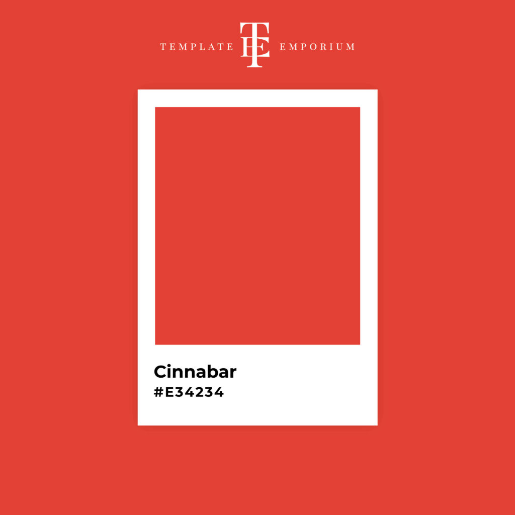 Red variations - Cinnabar - The Template Emporium