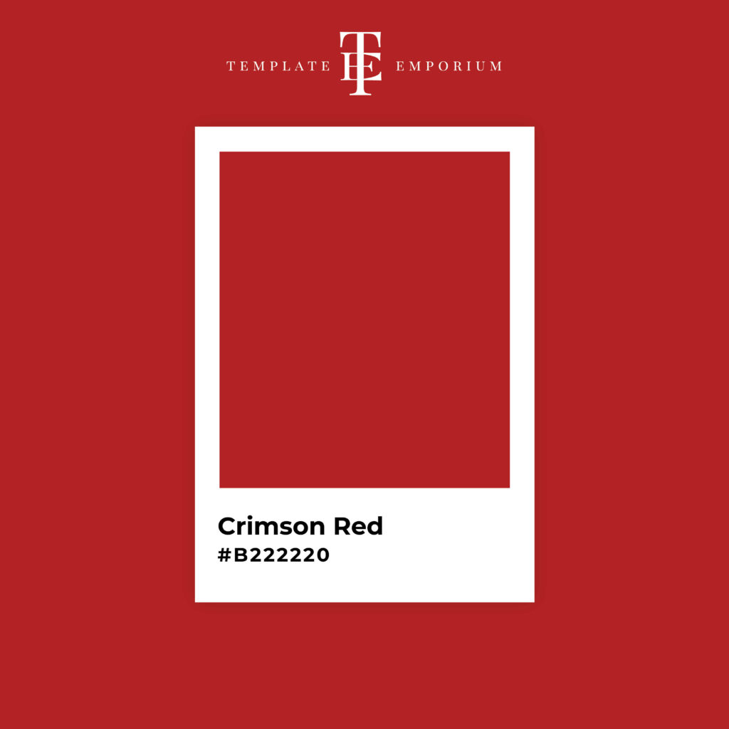 Red variations - Crimson - The Template Emporium