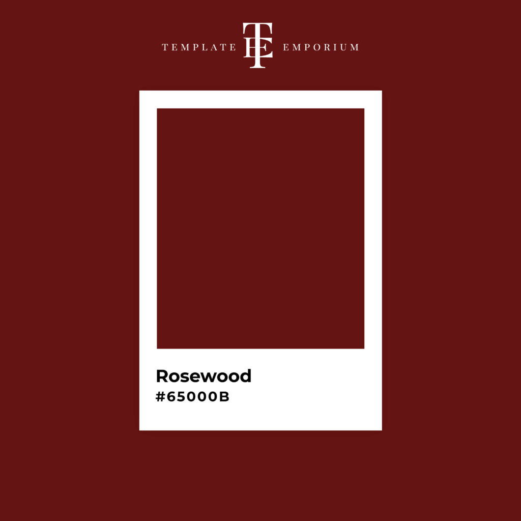 Red variations - Rosewood - The Template Emporium