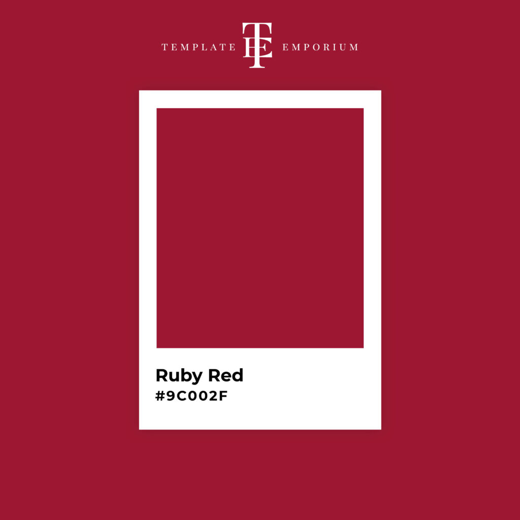 Red variations - Ruby - The Template Emporium