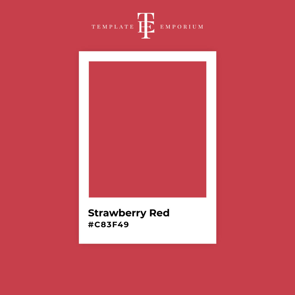 Red variations - Strawberry - The Template Emporium